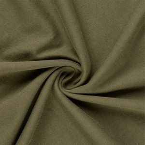 Camiseta de Manga Corta para Hombre, Color Verde Oliva, Talla Grande, Cuello Redondo, 100% Algodón, Estilo Casual, Color Sólido, Tejido Jersey, Tinte Liso - Product Image 6