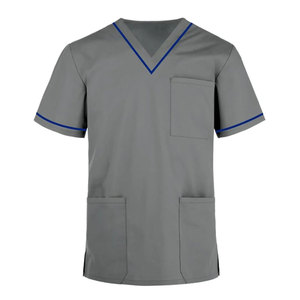 Service OEM, Vente Chaude, Blouses d'Infirmière Personnalisées sur Mesure, Couleurs au Choix, Manches Courtes, Unisexe, Coton Médical, Hôpital - Product Image 2