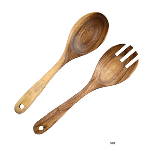 Juego de Cubiertos de Madera de Diseño Elegante y Ecológico, Estilo Europeo, para Hoteles, Restaurantes y Fiestas, Personalizable - Product Image 1