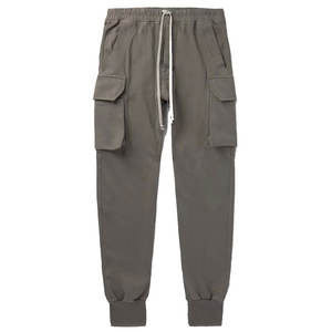 Pantalones Cargo Casuales Ligeros y a la Moda para Hombre, con Entrepierna Profunda, Tela de Pana, Banda Ancha y Color Personalizado para Primavera - Product Image 5