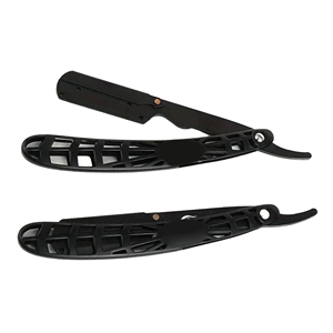 Rasoir professionnel réutilisable à lame unique, lame en acier inoxydable, manche en plastique, pour le rasage du visage et du corps, usage en salon de coiffure, pour homme - Product Image 6