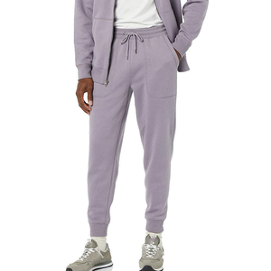 Pantalon de survêtement en toile personnalisé avec logo imprimé pour homme, coupe-vent, taille élastiquée, en molleton, vêtements décontractés streetwear - Product Image 3