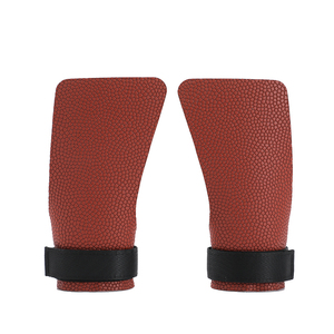 Agarraderas de PU para Levantamiento de Pesas con Soporte para Muñeca, Protectores de Palma para Ejercicios de Gimnasio y Entrenamiento de Dedos - Product Image 2