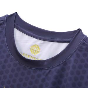Camiseta de Cuello Alto para Hombre, 100% Poliéster Twill, con Gráfico de Estrella Personalizado, MOQ Bajo, Venta al Por Mayor, Fábrica de Ropa en Blanco - Product Image 4