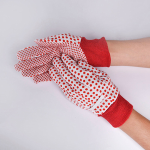 Safety Gloves Factory Wholesale Professional <b>PVC</b> Dotted Work Gloves Supplier Cotton Grip Gloves for Industrial Safety Gloves - Product Image 6