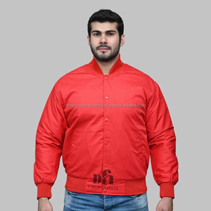 Personalizado estilo fresco invierno béisbol sarga algodón acolchado personalizado Letterman Varsity chaqueta - Product Image 1