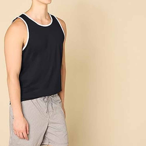 Débardeur sans manches pour hommes, T-shirt décontracté, Sweat à capuche de couleur unie, T-shirt à lacets, Sweat-shirt Hip Hop pour hommes, Gilet de sport pour hommes - Product Image 2