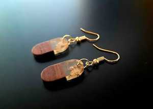 MN EXPORTS Pendientes de Resina de Madera Rústica, Joyería Bohemia Hecha a Mano, Accesorios de Moda Únicos y Naturales, Regalo para Mujer - Product Image 3
