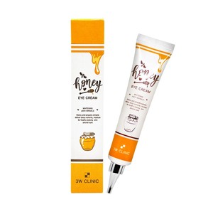 Crème pour les yeux au miel 3W CLINIC 40ml, soin nourrissant authentique coréen K-Beauty, soin coréen au miel, anti-âge, éclaircissant - Product Image 1