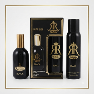 Set de Regalo de Fragancia Negra Nayaab Perfumes (Eau de Cologne en Spray 120ml y Desodorante Corporal Unisex en Spray 150ml de Larga Duración) - Product Image 5