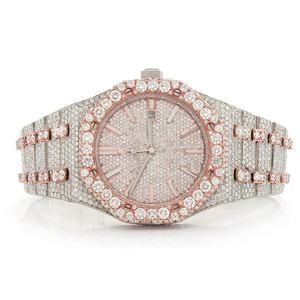 Montre Moissanite de luxe abordable | VVS Iced Out Skeleton | Vente en gros Diamond Tester Pass - Product Image 4