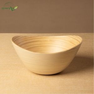 ชามไม้ไผ่สีสันสดใส งานแฮนด์เมด ดีไซน์ทันสมัย แกนไม้ธรรมชาติ พร้อมส่ง รักษาสิ่งแวดล้อม - Product Image 1