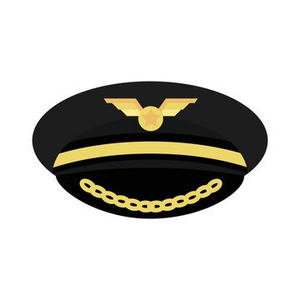 Gorra de Capitán Formal para Oficiales Mayores, Personalizada para Aerolíneas, Visera Negra, 100% Algodón, Tela de Velour, Impresión por Transferencia de Calor, Unisex, Cuatro Colores - Product Image 4