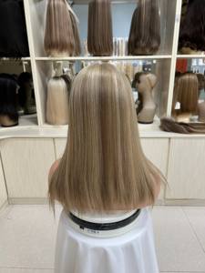 Perruques frontales en dentelle HD en cheveux humains vierges chinois en gros, longues, tailles de bonnet moyennes, petites et grandes, densité 150%, sans colle - Product Image 3