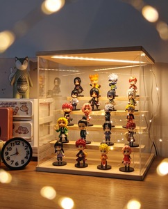 Premium Clear Acrylic 4-Step Dustproof <b>Storage</b> <b>Box</b> for Toys and Figures Portable Stackable Display Case for Retail and Models - Product Image 6
