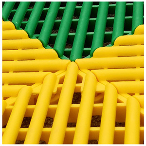 กระเบื้องปูพื้นระบายน้ำแบบประกบกันสำหรับล้างรถ PP - Product Image 3