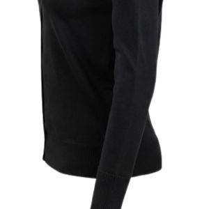 Women Black Pink Green Button Front <b>Cardigan</b> <b>Sweater</b> Casual Knit Long Sleeve Embroidered Top Fashion Apparel Stylish Outerwear - Product Image 3