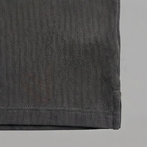 Polo de Manga Corta para Hombre, Color Gris Oscuro, Algodón Piqué, Casual, Transpirable, Corte Regular, Diseño Sólido, Logotipo Frontal - Product Image 5