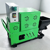 Machines automatiques de pulvérisation de mortier avec mélangeur et fonction de mélange rapide pour les travaux de revêtement en ciment