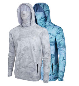 Sudaderas de Pesca con Protección Solar UPF 50 para Hombre, Transpirables y Estampadas, Último Modelo, Ropa Deportiva Personalizada Impermeable y Resistente al Viento - Product Image 1