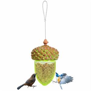 Distributore di cibo appeso all'aperto per giardino cortile birdwatching-alimentatore per uccelli - Product Image 1
