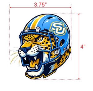 BAHOO EMBROIRDERS Autocollant logo casque de football 3,75x4 pouces du Pakistan - Product Image 1
