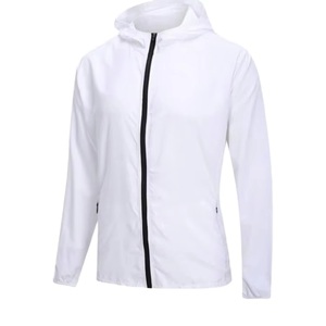 Unisex Windproof <b>Canvas</b> <b>Jacket</b> Lightweight Breathable Waterproof Eco-Friendly Outdoor Running Coat with Front Logo - Product Image 5