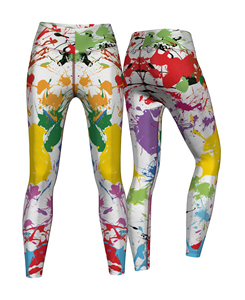Leggings de yoga et de fitness grande taille pour femmes 2026, avec impression par sublimation, design personnalisé brodé, 180 g - Product Image 1