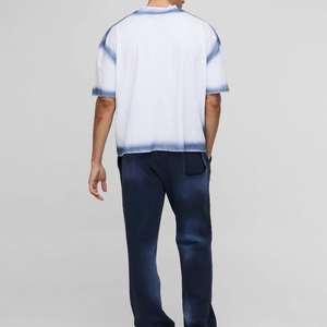 Camiseta de hombre 100% algodón, estilo oversized, holgada, a la moda, en venta. - Product Image 3