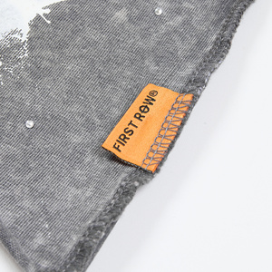 Camiseta de Algodón Lavado de 250 g/m², Detalle de Pedrería, Impresión Digital, Ropa Urbana Informal de Manga Corta con Muestra Gratis - Product Image 6