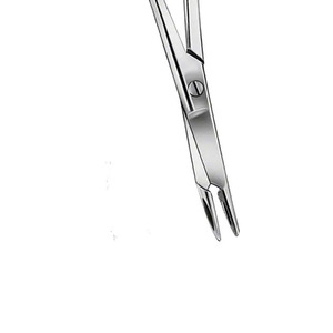 Porte-aiguilles en acier inoxydable de 16 cm à pointe fine courbée avec pinces de blocage, pinces hémostatiques, pinces artériennes, outils médicaux - Product Image 4