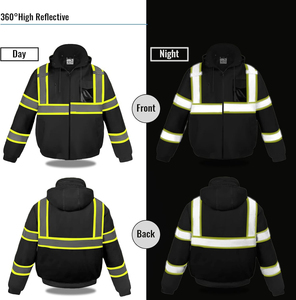 Professional Winter Safety <b>Jacket</b> Waterproof Insulated Workwear Premium Manufacturer Bulk Orders - Product Image 3
