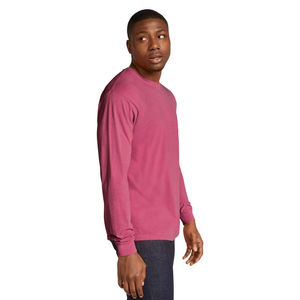 เสื้อยืดคอกลมแขนยาวผ้าแคนวาสเนื้อหนัก ระบายอากาศได้ดี เป็นมิตรกับสิ่งแวดล้อม สำหรับผู้ชาย สวมใส่ได้ทั้งฤดูใบไม้ร่วงและฤดูร้อน ขายส่ง - Product Image 3