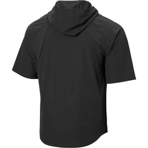 Blouson de baseball unisexe coupe-vent à manches courtes en tissu tissé extensible à dos plat pour sports d'hiver en plein air – Vente en gros - Product Image 4
