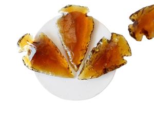 Puntas de Flecha de Cristal Amarillo para Joyería y Envoltura de Alambre, Hermosa Pieza Decorativa de Piedra Preciosa - Product Image 1