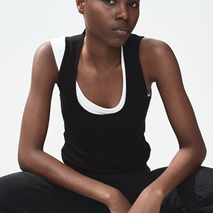 Women's 100% Cotton Sporty <b>Loose</b> Fit O-Neck Lightweight Jersey <b>Tank</b> <b>Top</b> Summer - Product Image 4
