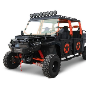 UTV tout-terrain 1000cc à essence avec suspension robuste et cage anti-chute - Product Image 4