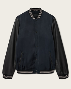 Chaqueta de Invierno para Hombre Estilo Letterman, Cuello Alto, Diseño Personalizado, Tela de Poliéster/Algodón de Alta Calidad - Product Image 1