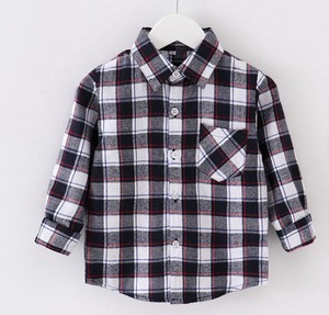 Camisa a Cuadros de Manga Larga para Niños, 100% Algodón, Informal, Transpirable, Ecológica, para Primavera y Otoño - Product Image 2