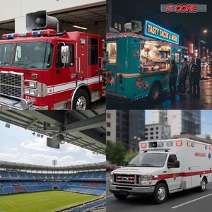 Haut-parleur de sonorisation 350W PA, 13,5 pouces, intérieur/extérieur, 8 ohms, résistant aux intempéries, type corne de bœuf - Product Image 4