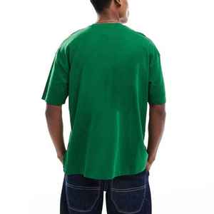 T-shirt Homme Personnalisé OEM/ODM 100% Coton, Imprimé DTF, Coupe Ample, Couleur Unie, Confortable, Style Hip-Hop, Anti-Plis, Respirant - Product Image 3