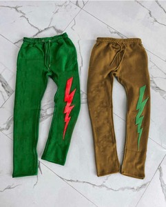 Bulk Professional <b>Stacked</b> Sweatpants Signature Brushed Fleece Custom Branding Factory Wholesale Direct Price - Product Image 3