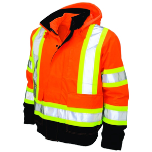 Chaqueta Reflectante de Seguridad para Trabajadores al Aire Libre, Personal de Construcción, Operaciones de Tráfico, Trabajos de Utilidad y Mantenimiento - Product Image 5