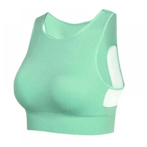 Womens Cross Back Sports <b>Bra</b> High Support Workout Top Breathable Stretch Gym Yoga Running Fitness Training Activewear Soft - Product Image 1