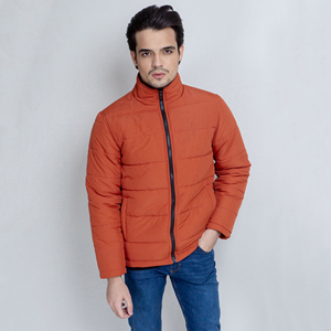 Blouson matelassé d'hiver 2026 pour homme – Qualité supérieure, effet bulle brillant, capuche rembourrée, fermeture éclair réversible, personnalisable OEM/ODM, en coton - Product Image 3