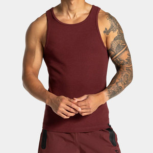 Camiseta sin Mangas para Hombre, 100% Algodón, Deportiva, Transpirable, Holgada, Elástica, Ajuste Veraniego, OEM, Nueva Llegada, Moda, Tendencia, Oferta - Product Image 1