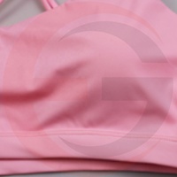 Sujetador deportivo en forma de U para mujer, diseño de bloqueo de Color, Top de Yoga, sujetador de Fitness de alto soporte de secado rápido
