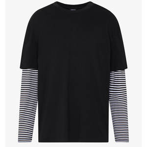 เสื้อยืดสองชั้นสำหรับผู้ชาย ผลิตในปากีสถาน สวมใส่สบาย เนื้อผ้าหนา ทันสมัย เสื้อยืดสองชั้น - Product Image 1