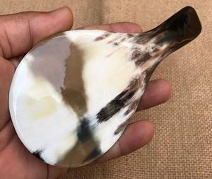Cuillère en corne naturelle pour restaurant, couverts en corne de bœuf et de buffle naturels, cuillère de service en agate pour table. - Product Image 4