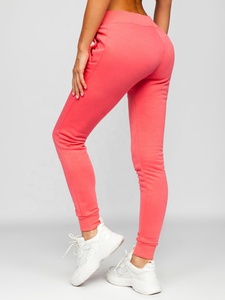 Women's Casual <b>Fleece</b> <b>Joggers</b> Mid Waist Regular Fit Quick Dry Breathable Polyester/Cotton Drawstring Closure for Gym Running - Product Image 3